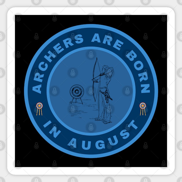 Archers are born in August alternate design Sticker by InspiredCreative